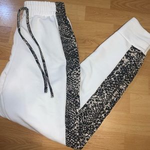 Pretty Little Thing Snakeskin Sweatpants